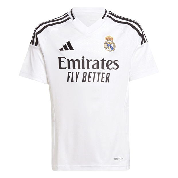 Real Madrid Home Shirt 2024 2025 Juniors